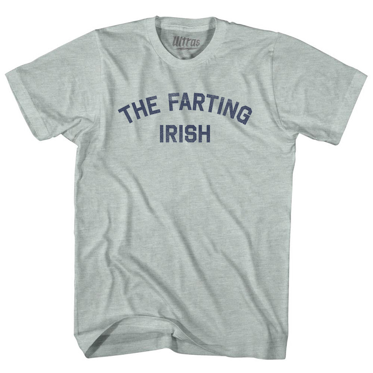 The Farting Irish Adult Tri-Blend T-shirt - Athletic Cool Grey