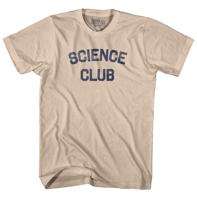 Science Club Adult Cotton T-shirt - Creme