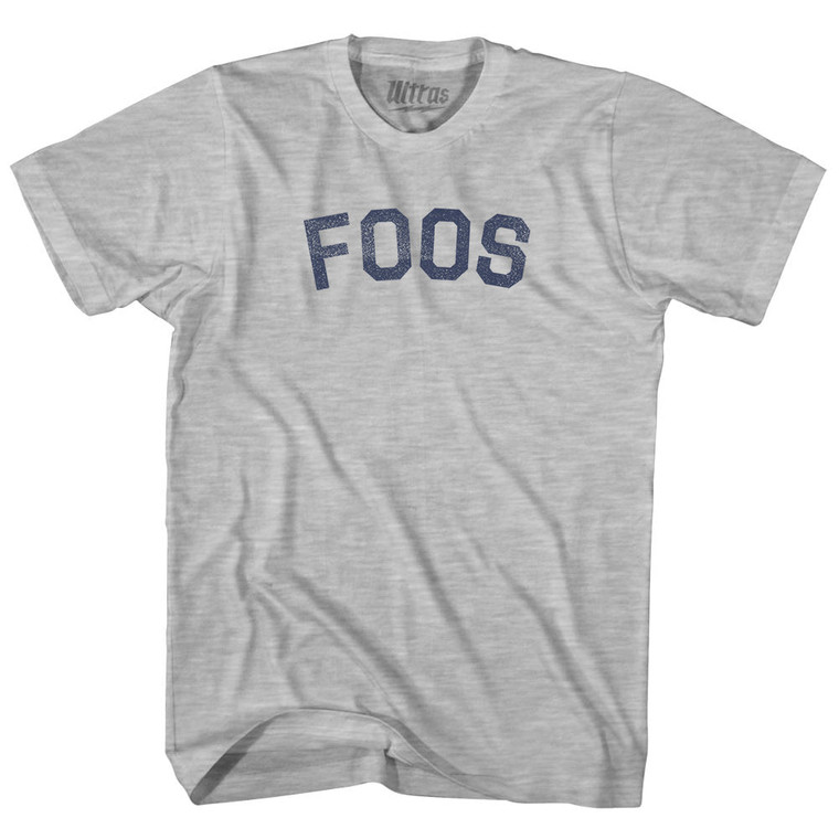 Foos Womens Cotton Junior Cut T-Shirt - Grey Heather