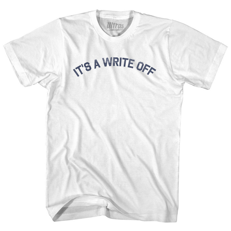 It's A Write Off Youth Cotton T-shirt - White