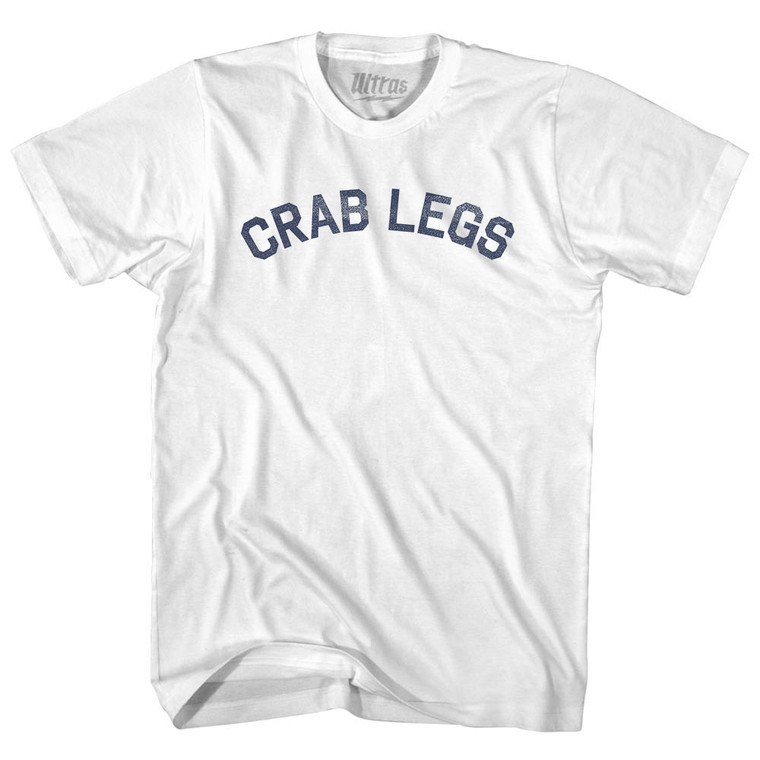 Crab Legs Youth Cotton T-shirt - White