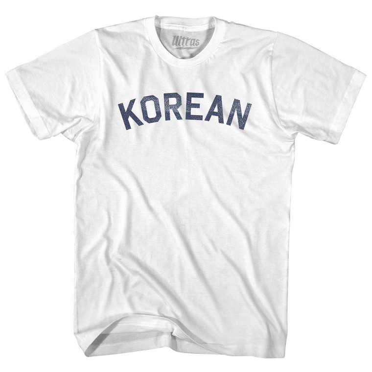 Korean Youth Cotton T-shirt - White