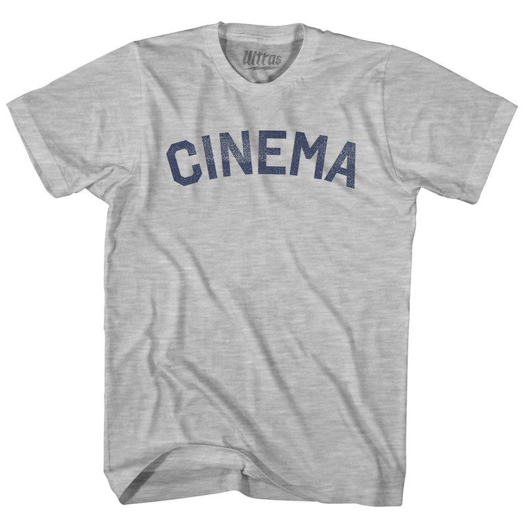 Cinema Youth Cotton T-shirt - Grey Heather