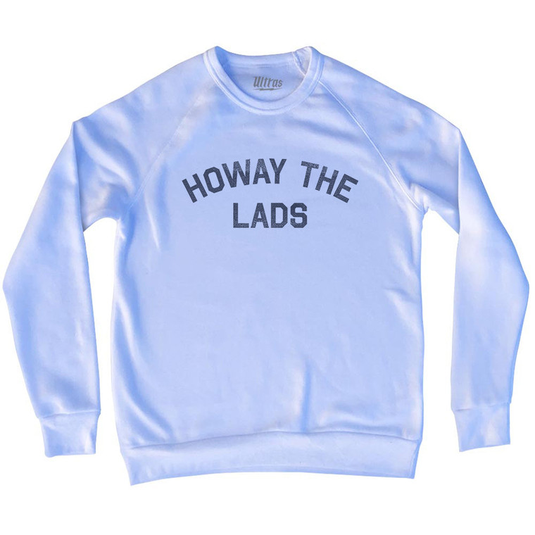 Howay The Lads Adult Tri-Blend Sweatshirt - White