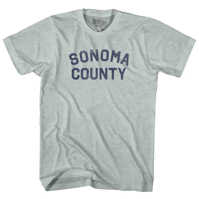 Sonoma County Adult Tri-Blend T-shirt - Athletic Cool Grey