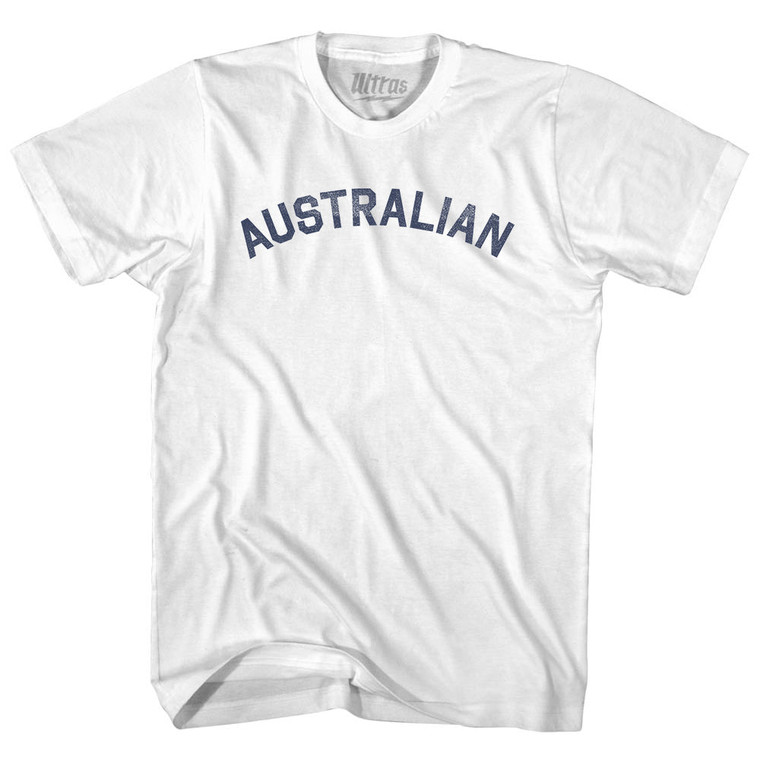 Australian Youth Cotton T-shirt - White