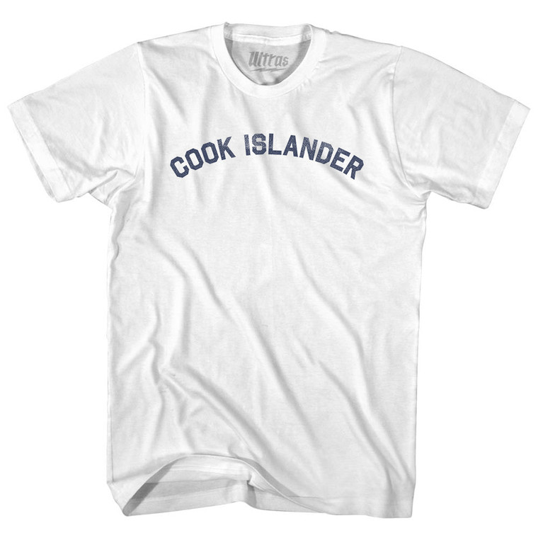 Cook Islander Womens Cotton Junior Cut T-Shirt - White