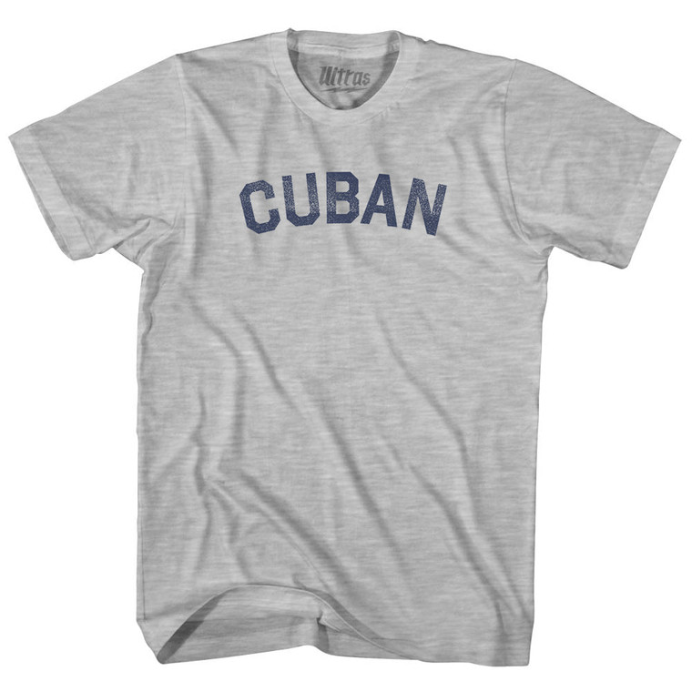 Cuban Youth Cotton T-shirt - Grey Heather