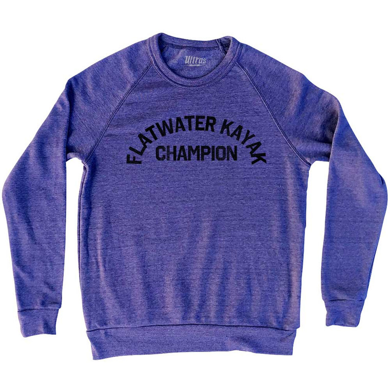 Flatwater Kayak Champion Adult Tri-Blend Sweatshirt - White