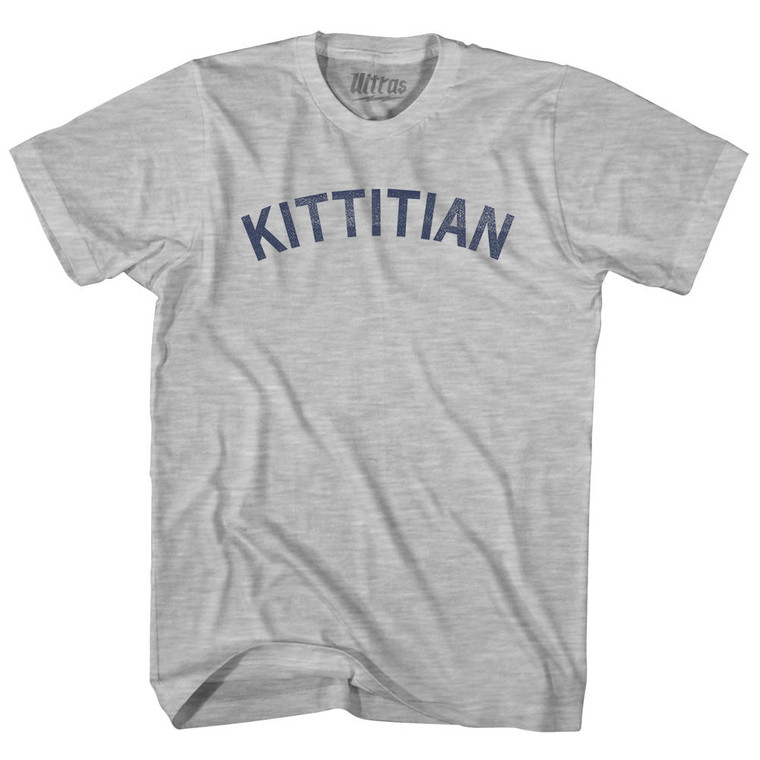 Kittitian Adult Cotton T-shirt - Grey Heather