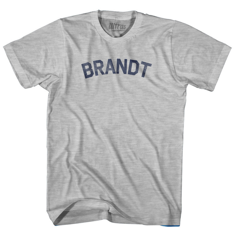 BRANDT Adult Cotton T-shirt - Grey Heather
