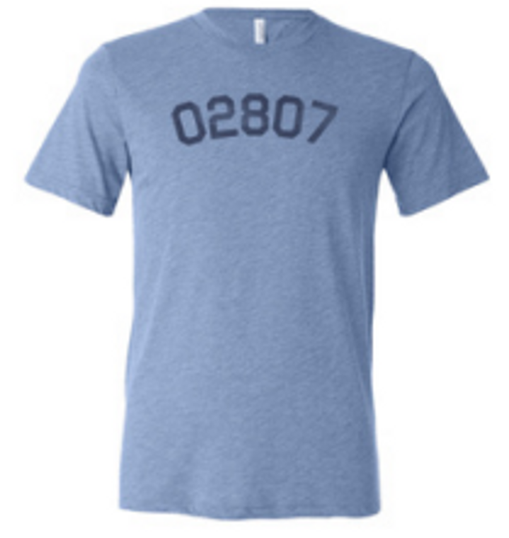 02807 Vintage- Athletic Blue- Adult LARGE T-shirt- Final Sale Z2