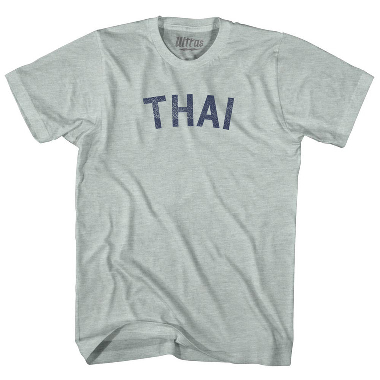 Thai Adult Tri-Blend T-shirt - Athletic Cool Grey