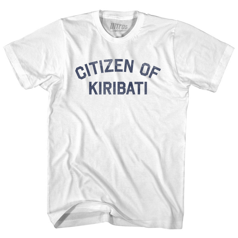 Citizen Of Kiribati Womens Cotton Junior Cut T-Shirt - White