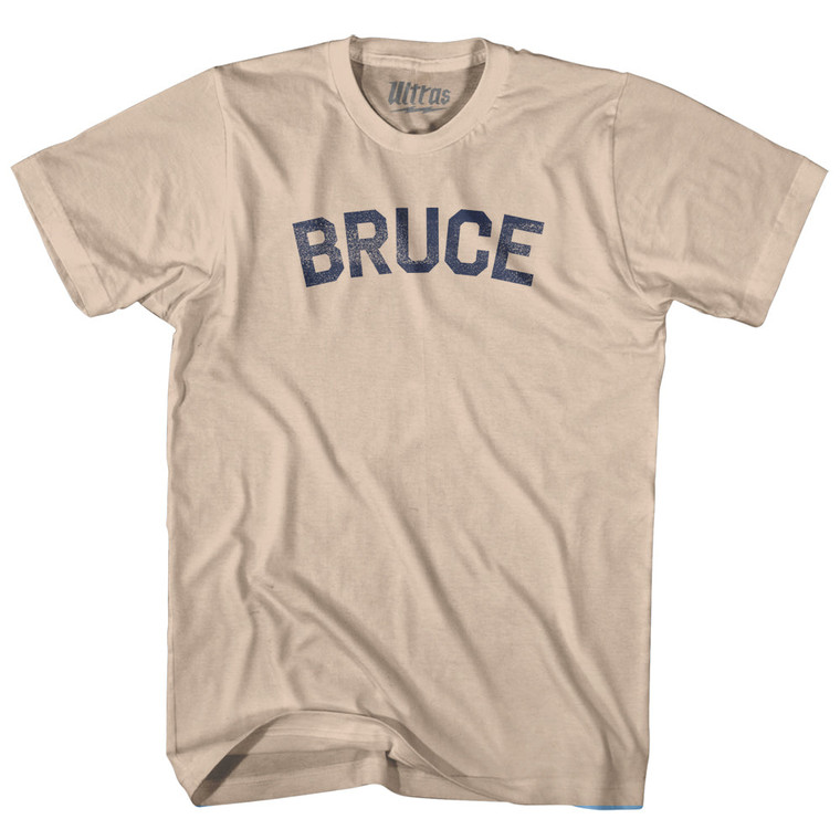 BRUCE Adult Cotton T-shirt - Creme