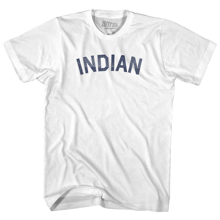 Indian Youth Cotton T-shirt - White