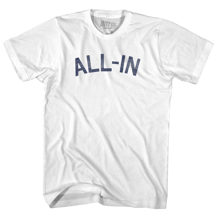 All-In Youth Cotton T-shirt - White