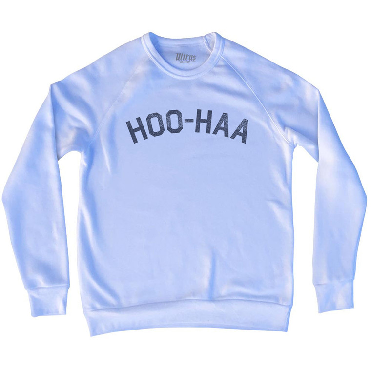 Hoo-Haa Adult Tri-Blend Sweatshirt - White