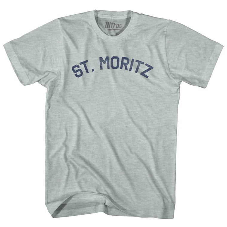 St. Moritz Adult Tri-Blend T-shirt - Athletic Cool Grey