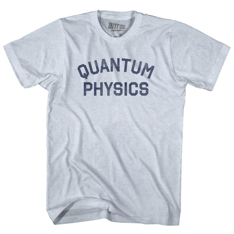 Quantum Physics Adult Tri-Blend T-shirt - Athletic White