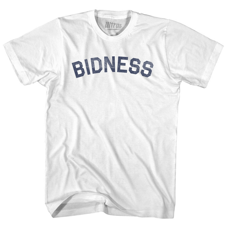 Bidness Womens Cotton Junior Cut T-Shirt - White