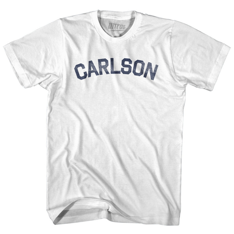 CARLSON Youth Cotton T-shirt - White