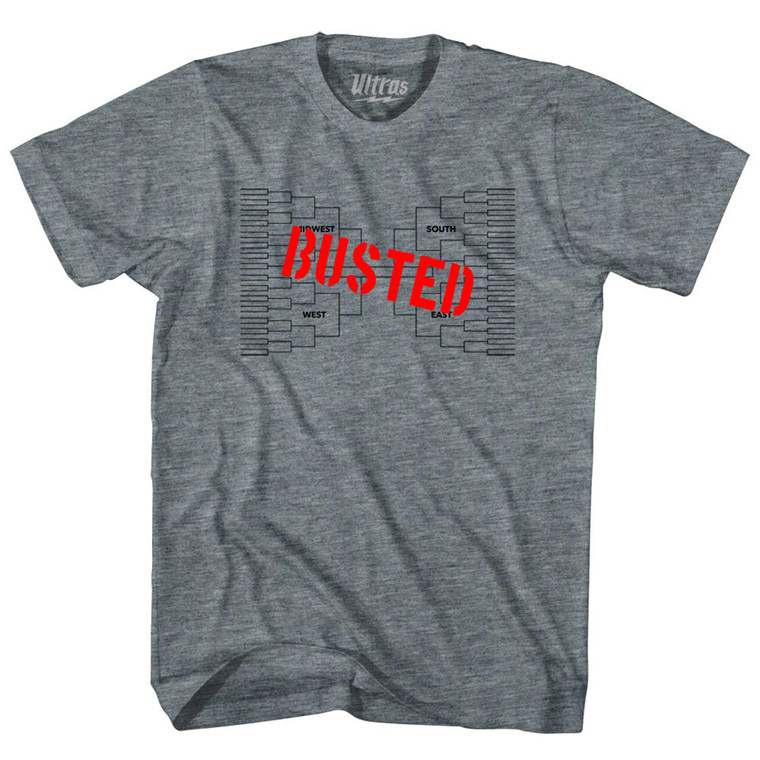 Busted Bracket Youth Tri-Blend T-shirt - Athletic Grey