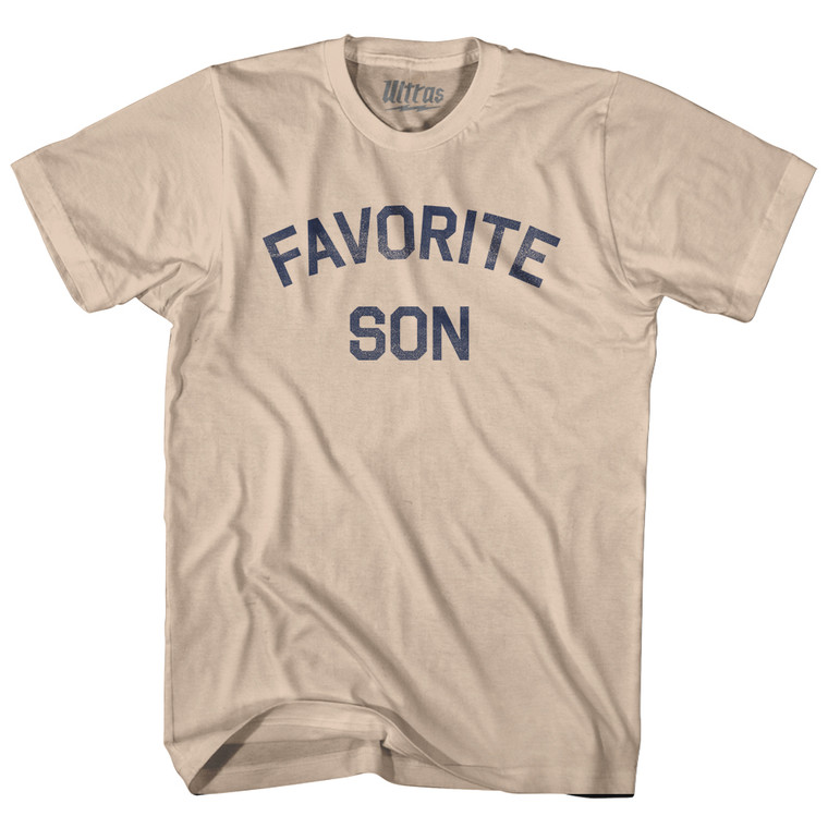 FAVORITE SON - ADULT COTTON T-SHIRT - CREME