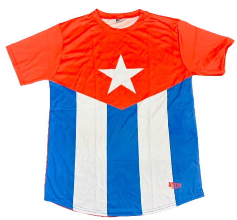 ADULT X-LARGE- Puerto Rico Country Flag Jersey- Final Sale- SXL1