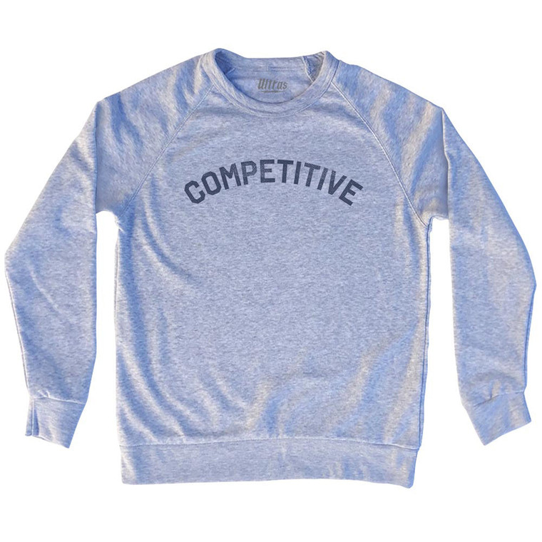 Competitive Eater Adult Tri-Blend Sweatshirt - Grey Heather