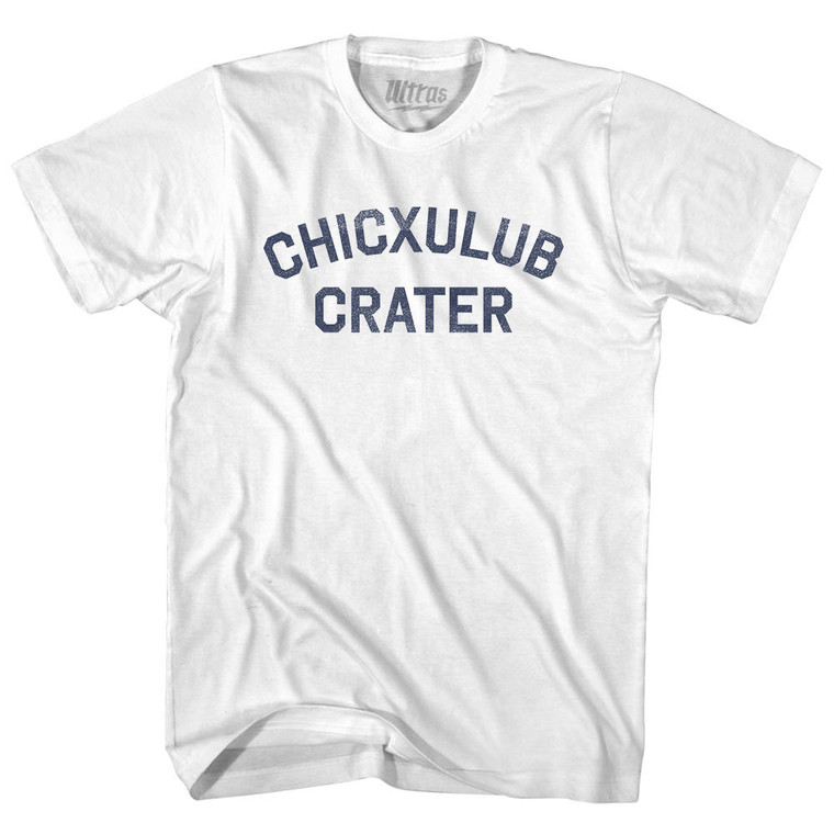 Chicxulub Crater Youth Cotton T-shirt - White