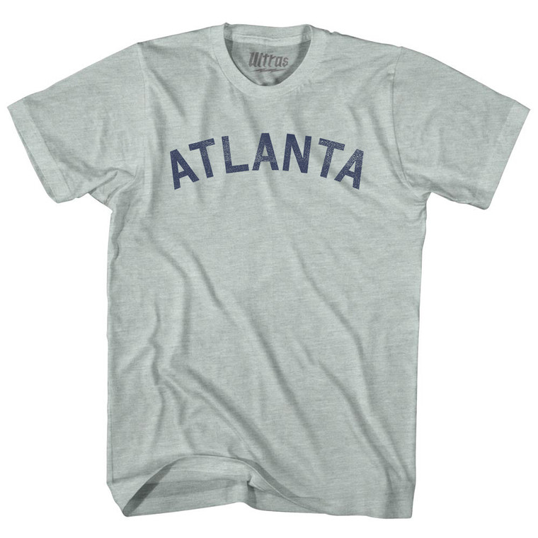 Atlanta Adult Tri-Blend T-shirt - Athletic Cool Grey
