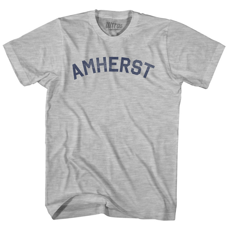 Amherst Womens Cotton Junior Cut T-Shirt - Grey Heather