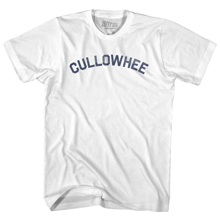 Cullowhee Womens Cotton Junior Cut T-Shirt - White