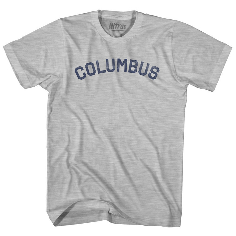 Columbus Youth Cotton T-shirt - Grey Heather