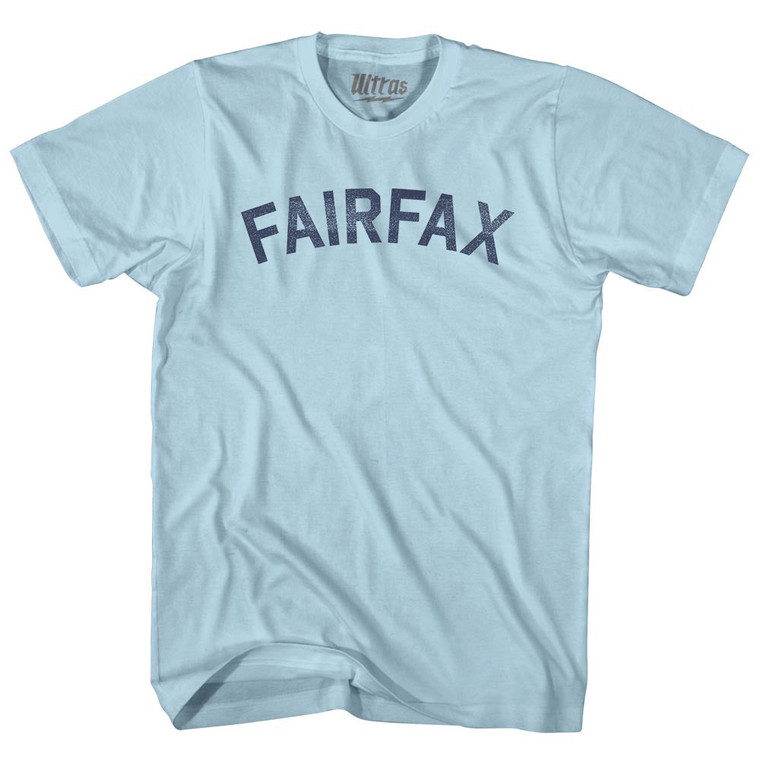 Fairfax Adult Cotton T-shirt - Light Blue