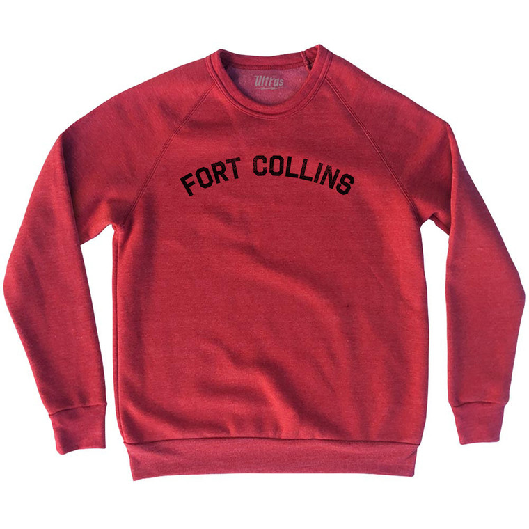 Fort Collins Adult Tri-Blend Sweatshirt - Red Heather