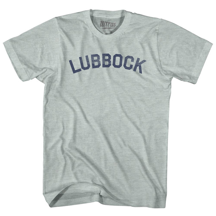 Lubbock Adult Tri-Blend T-shirt - Athletic Cool Grey