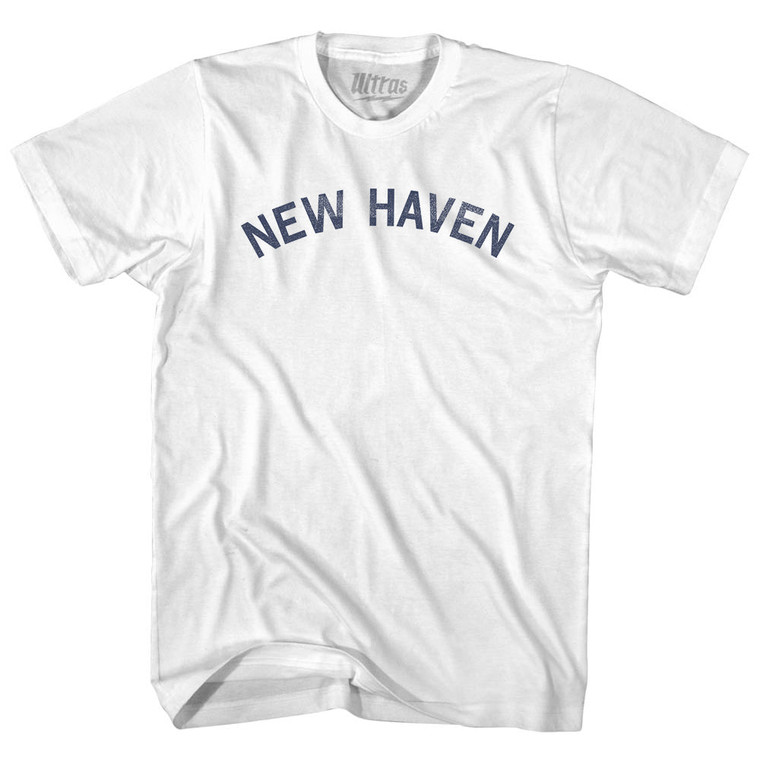 New Haven Adult Cotton T-shirt - White