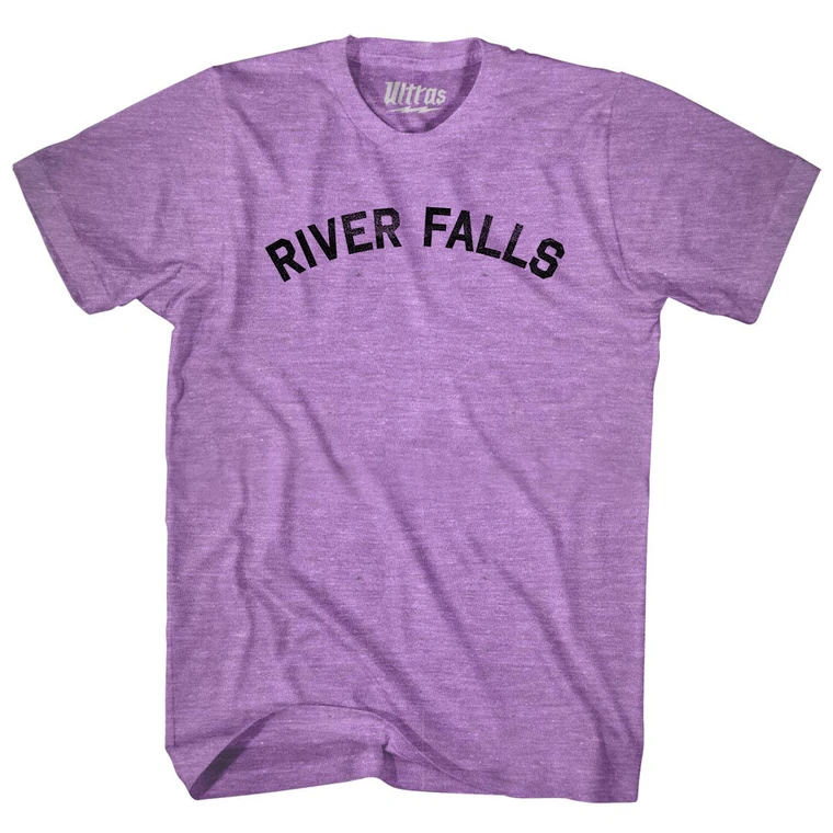River Falls Adult Tri-Blend T-shirt - Athletic Purple