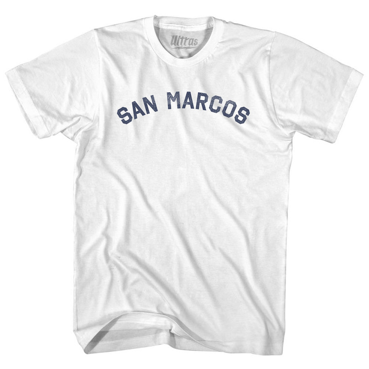 San Marcos Womens Cotton Junior Cut T-Shirt - White