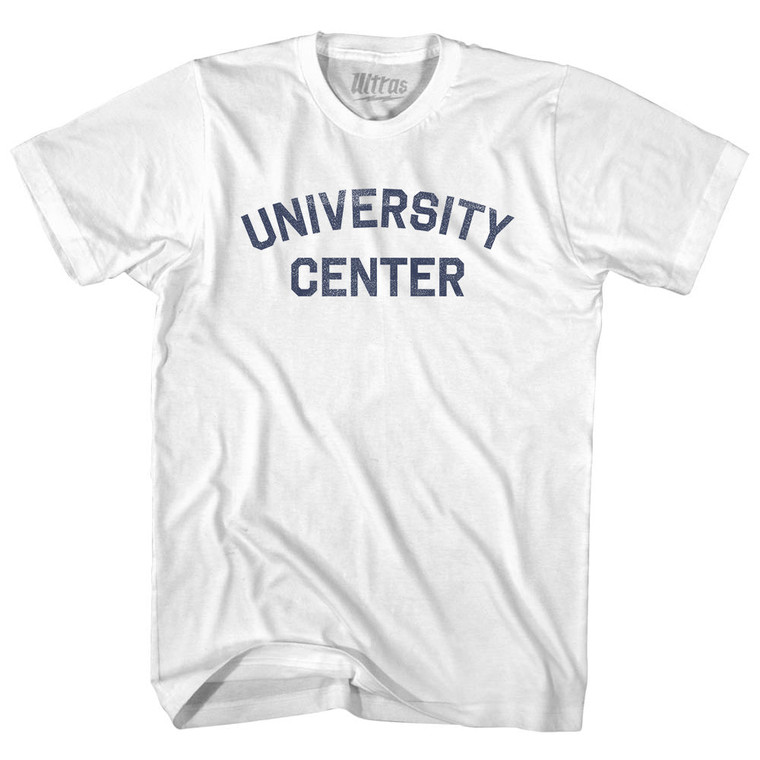University Center Womens Cotton Junior Cut T-Shirt - White