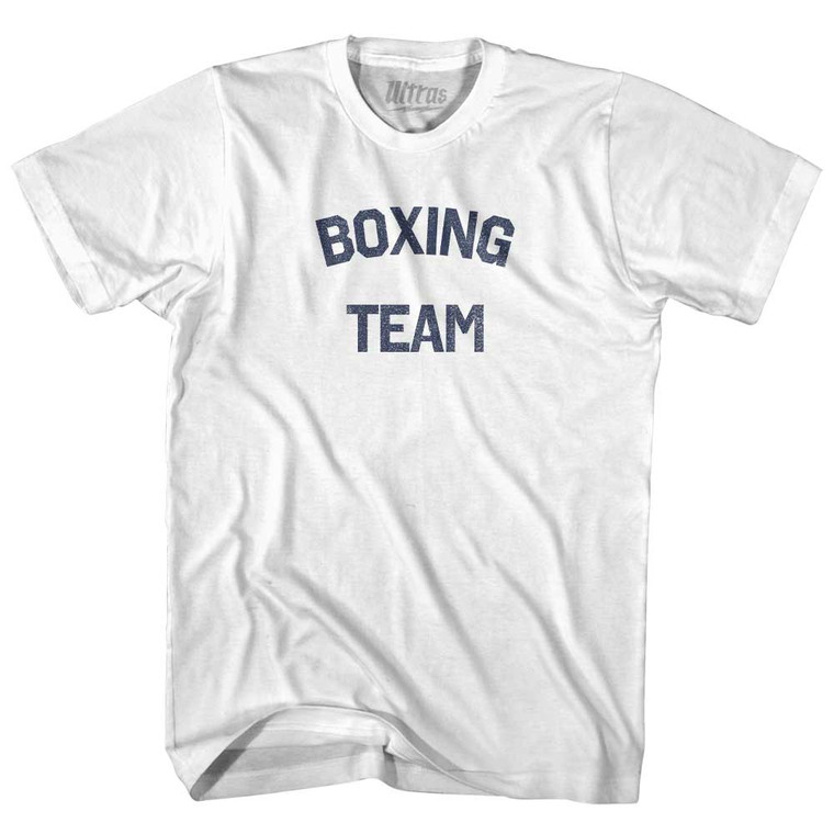 Boxing Team Youth Cotton T-shirt - White