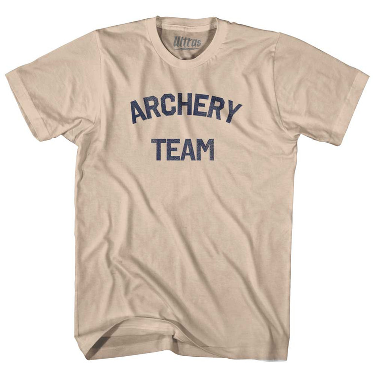 Archery Team Adult Cotton T-shirt - Creme