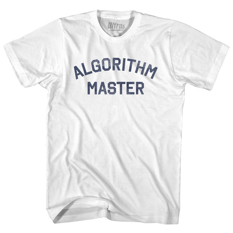 Algorithm Master Youth Cotton T-shirt - White