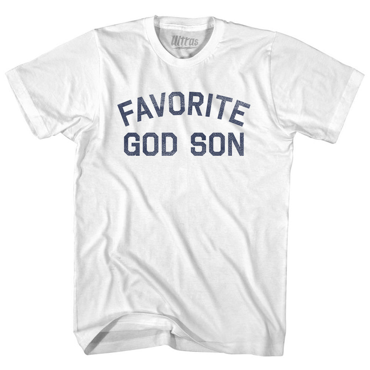 Favorite God Son Youth Cotton T-shirt - White