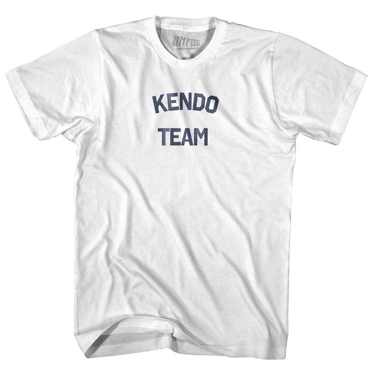 Kendo Team Womens Cotton Junior Cut T-Shirt - White
