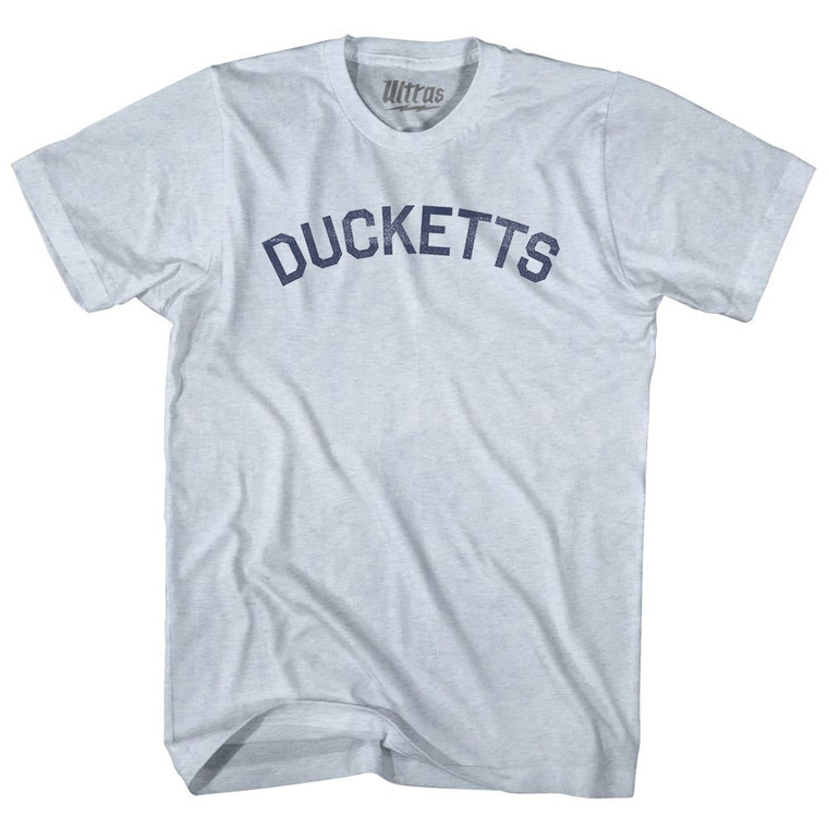 Ducketts Adult Tri-Blend T-shirt - Athletic White