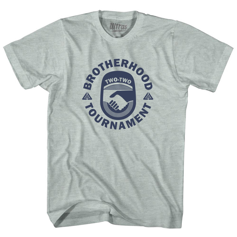 Brotherhood Tournament Adult Tri-Blend T-shirt - Athletic Cool Grey