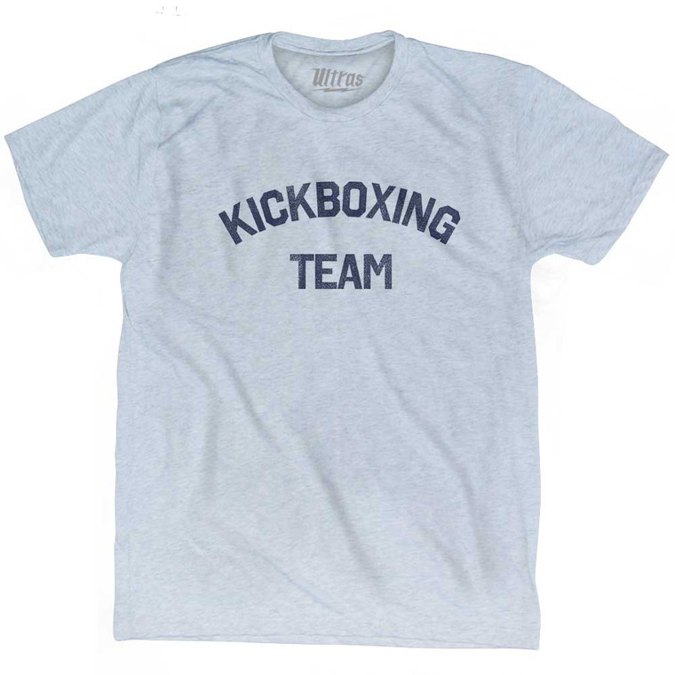 Kickboxing Team Adult Tri-Blend T-shirt - Athletic White